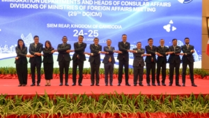 Dirjen Imigrasi RI Paparkan Tiga Pilar Strategi Penguatan Perbatasan pada Forum DGICM ASEAN 2026 di Kamboja